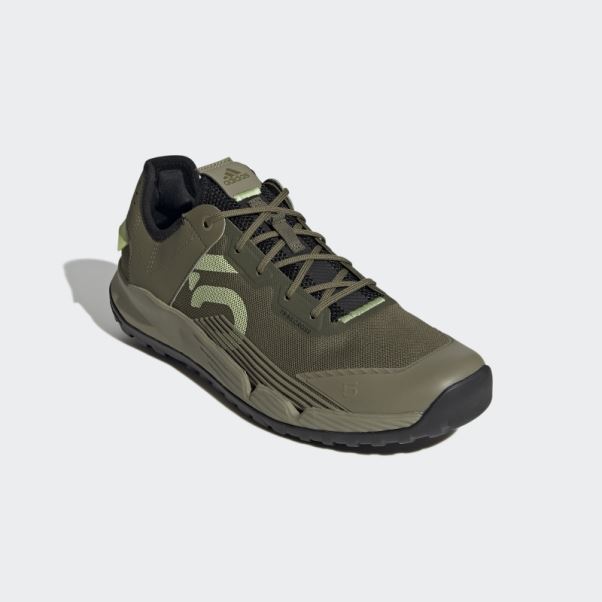 Chaussures De Vélo De Montagne Adidas Five Ten Trailcross Lt Olive