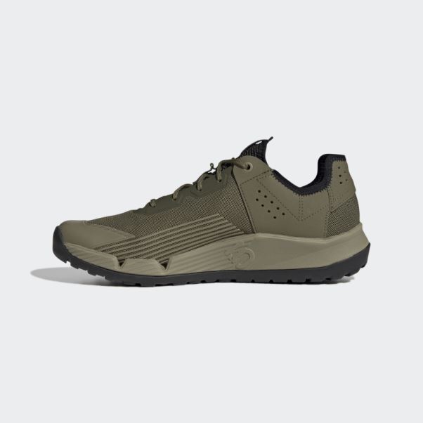 Chaussures De Vélo De Montagne Adidas Five Ten Trailcross Lt Olive