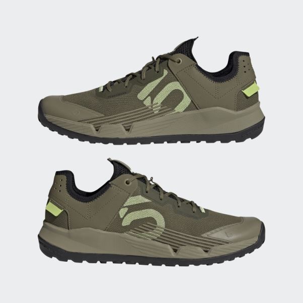 Chaussures De Vélo De Montagne Adidas Five Ten Trailcross Lt Olive