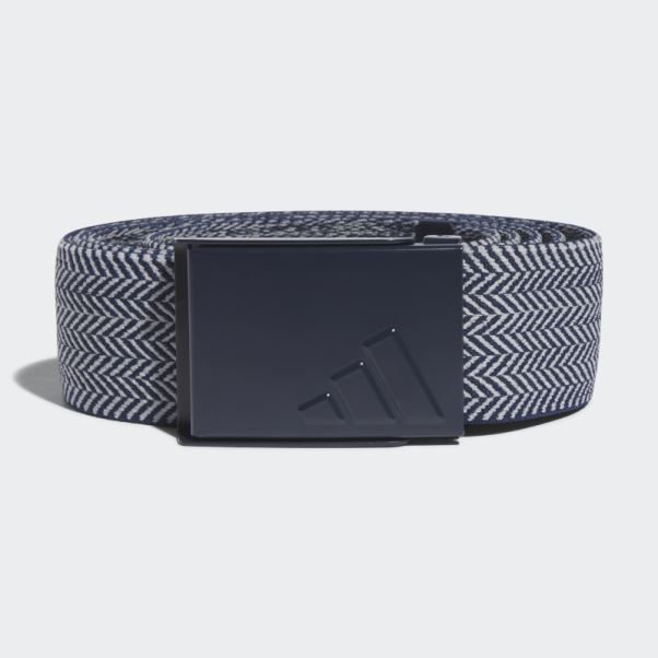 Adidas Ceinture De Golf Stretch Réversible Bleu Marine
