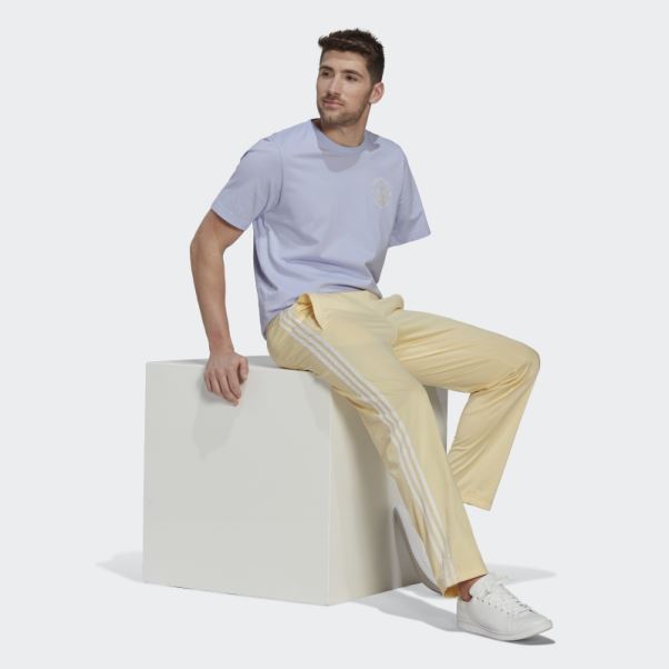 Pantalon De Survêtement Droit Adidas Jaune