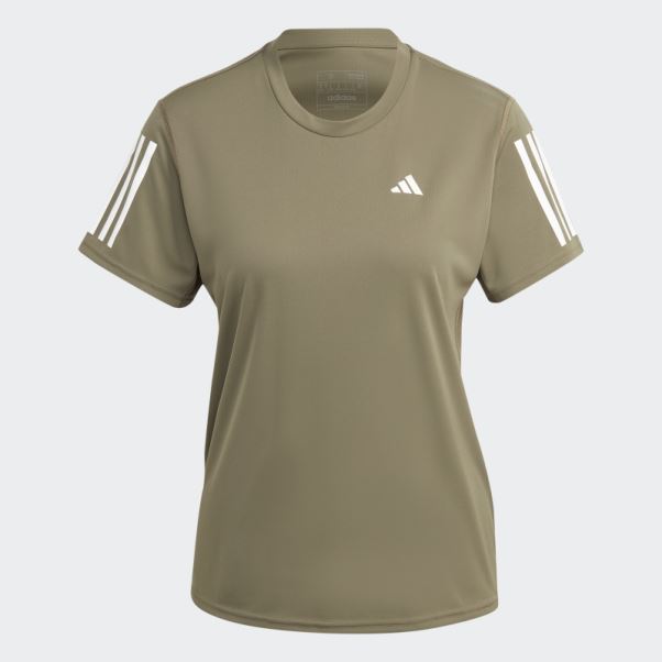 Adidas Possède Le T-shirt De Course Olive