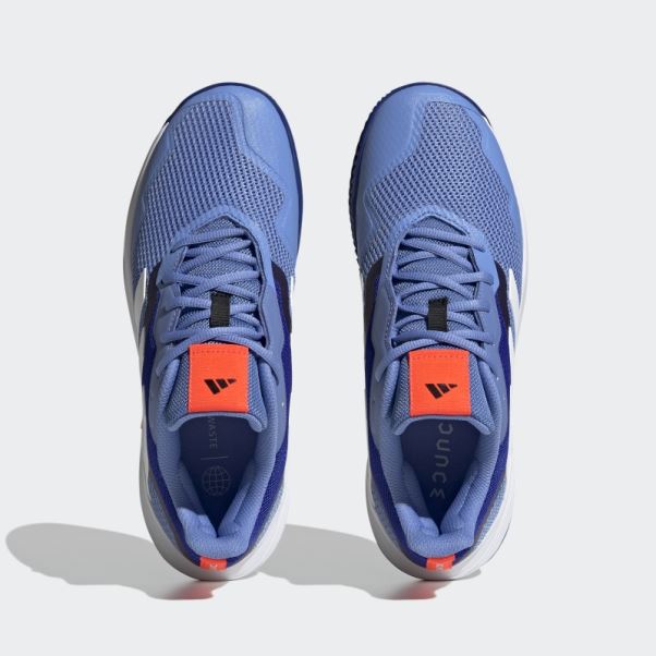 Chaussures De Tennis Adidas Courtjam Control Argile Bleues