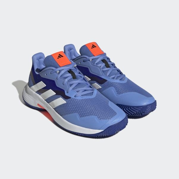 Chaussures De Tennis Adidas Courtjam Control Argile Bleues