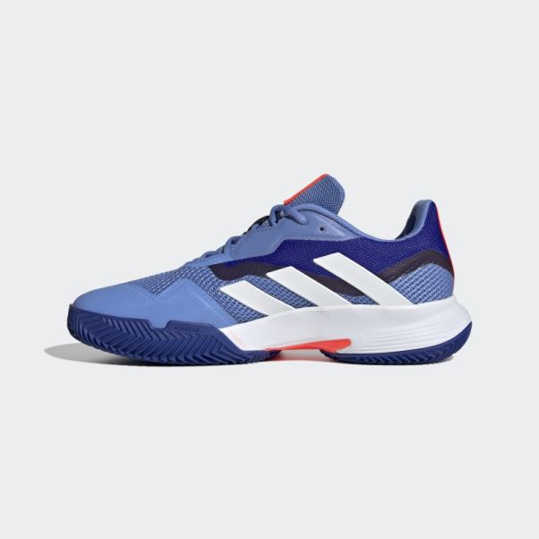 Chaussures De Tennis Adidas Courtjam Control Argile Bleues