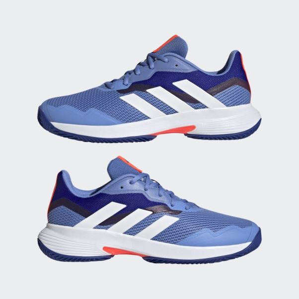 Chaussures De Tennis Adidas Courtjam Control Argile Bleues