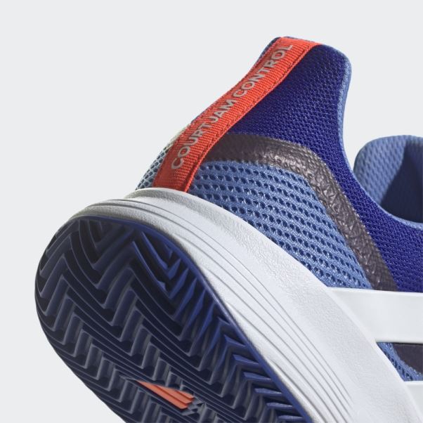 Chaussures De Tennis Adidas Courtjam Control Argile Bleues