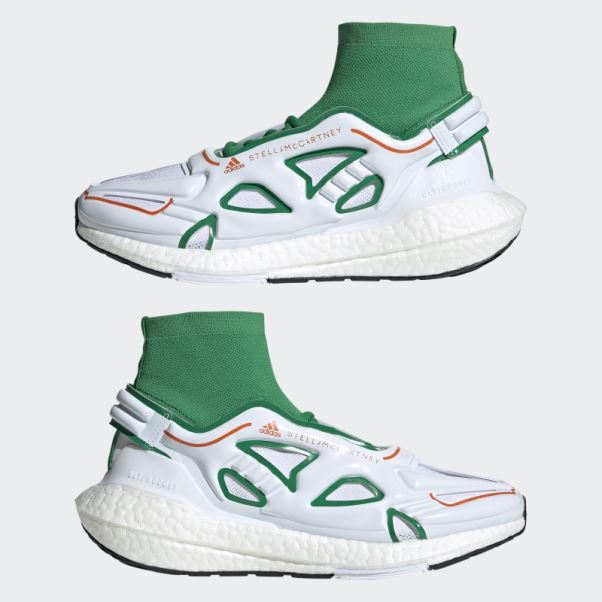 Adidas By Stella Mccartney Ultraboost 22 Chaussures De Course Vert Chaud