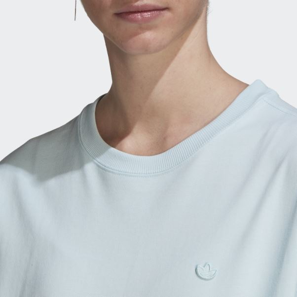 Tee Shirt Adicolor Contempo Bleu Adidas