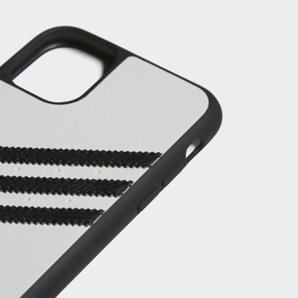 Adidas Blanc Chaud Ou Coque Moulée Pu Pour Iphone 11