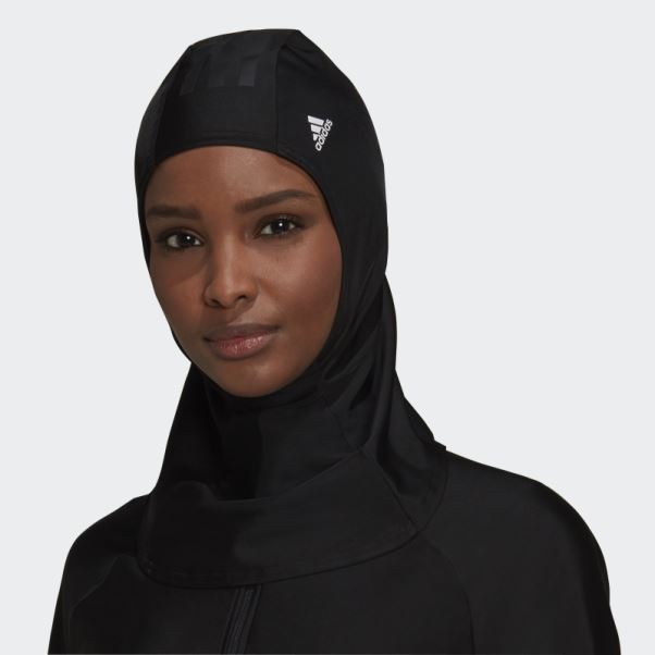 Hijab De Bain Adidas Noir à 3 Bandes