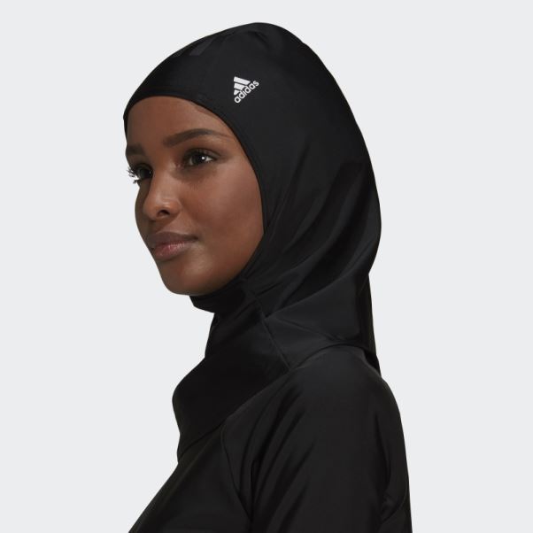 Hijab De Bain Adidas Noir à 3 Bandes