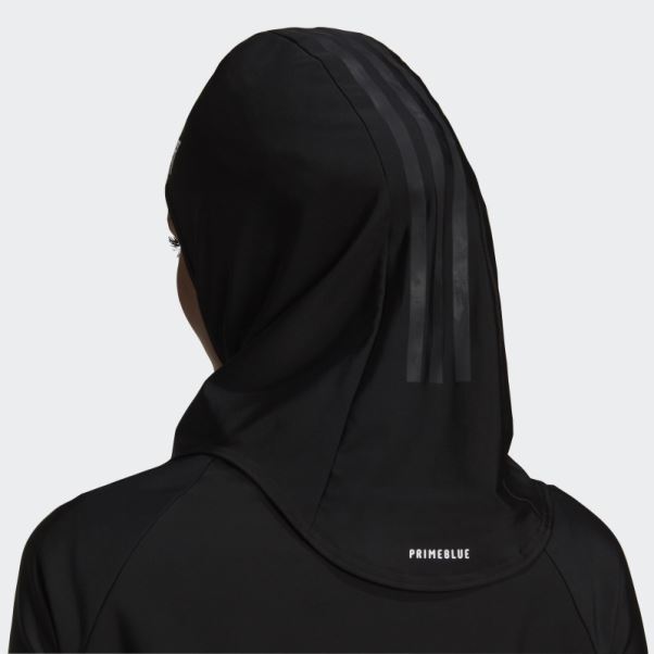 Hijab De Bain Adidas Noir à 3 Bandes