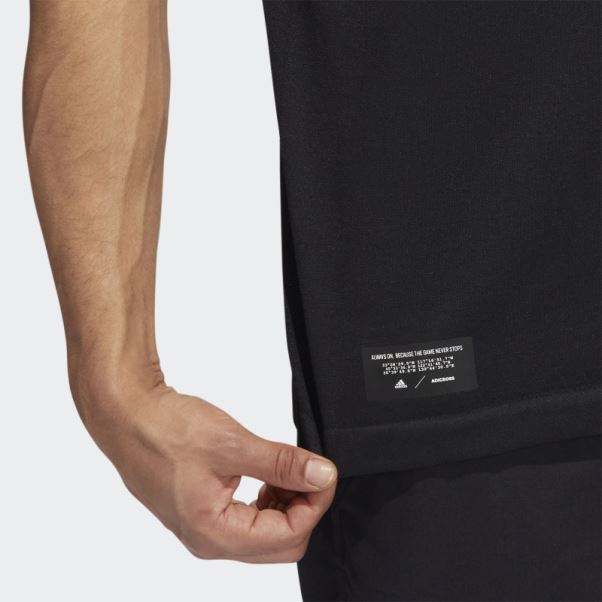 Adidas Polo à Carreaux Adicross Noir