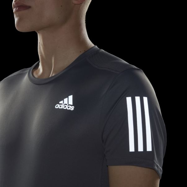 Adidas Possède Le T-shirt De Course Gris