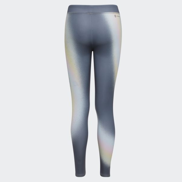 Adidas Collants Arc-en-ciel Wrap Gris Moyen