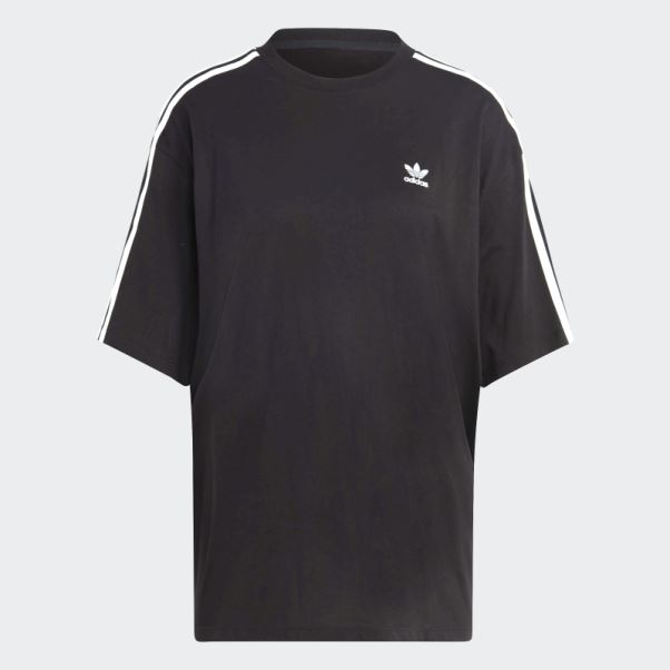 T-shirt Oversize Adidas Adicolor Classics Noir