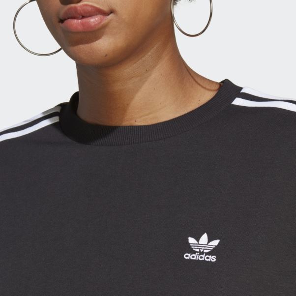 T-shirt Oversize Adidas Adicolor Classics Noir