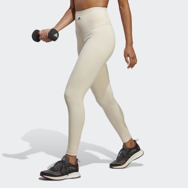 Legging 7/8 Taille Haute Sports Club En Lin Adidas