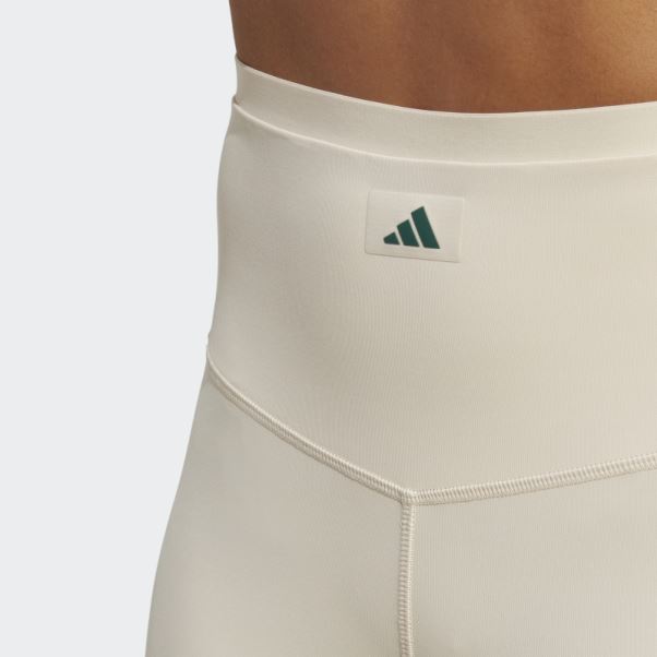Legging 7/8 Taille Haute Sports Club En Lin Adidas