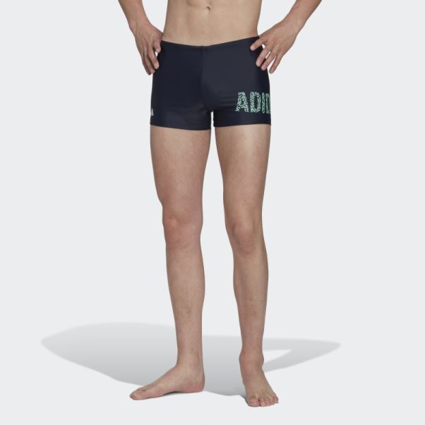 Boxer De Bain Avec Inscription Adidas Ink