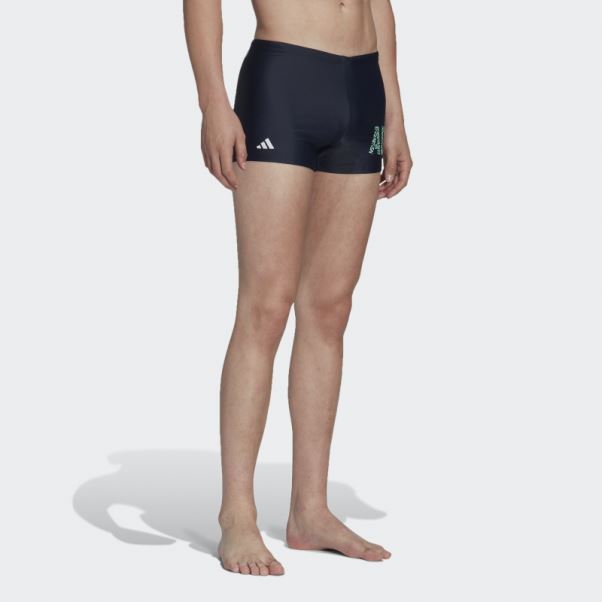 Boxer De Bain Avec Inscription Adidas Ink