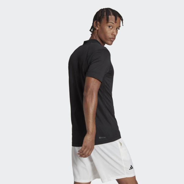 Polo De Tennis Freelift Adidas Noir