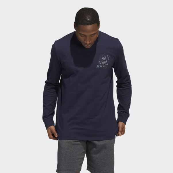 T-shirt à Manches Longues Adidas Ink Dynamic Sport Graphique