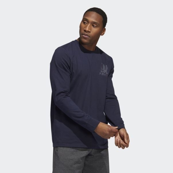 T-shirt à Manches Longues Adidas Ink Dynamic Sport Graphique