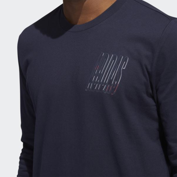 T-shirt à Manches Longues Adidas Ink Dynamic Sport Graphique