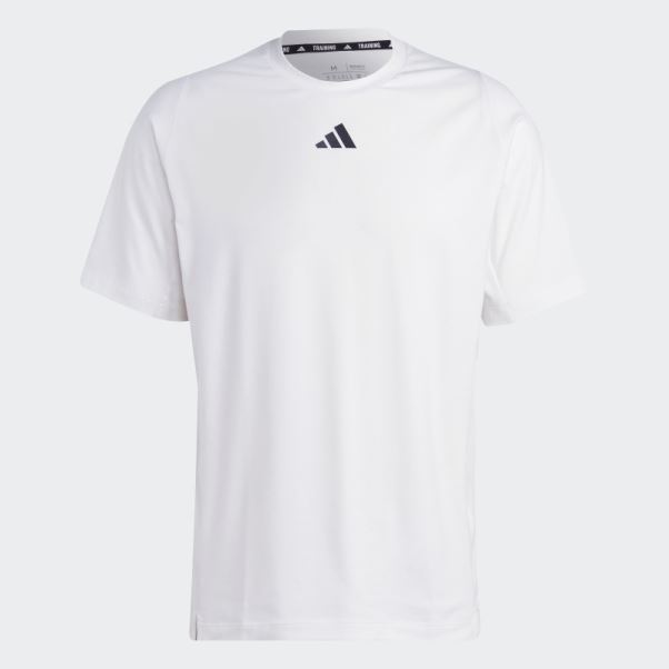 Adidas T-shirt Train Icones 3 Bar Logo Training Blanc