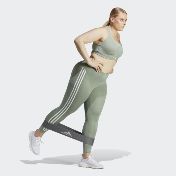Soutien-gorge à Maintien élevé Adidas Tlrd Impact Training Vert Argent (grande Taille)
