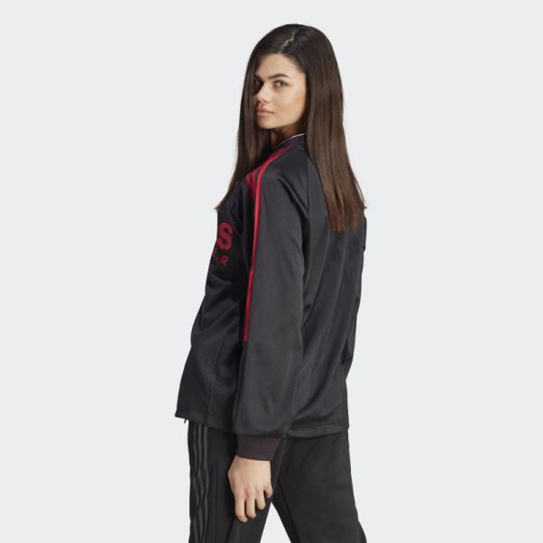 Maillot Manches Longues Jacquard Adidas Noir