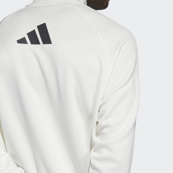 Veste De Basketball Adidas Select Blanche