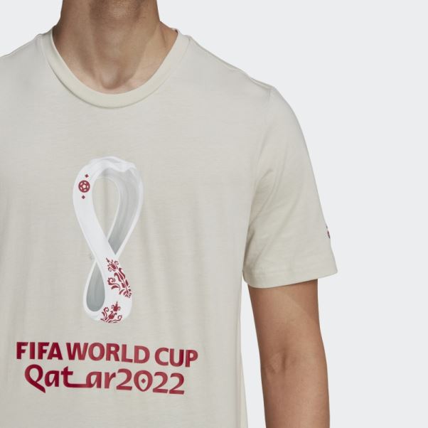 T-shirt Graphique Adidas Coupe Du Monde Fifa 2022 Talc