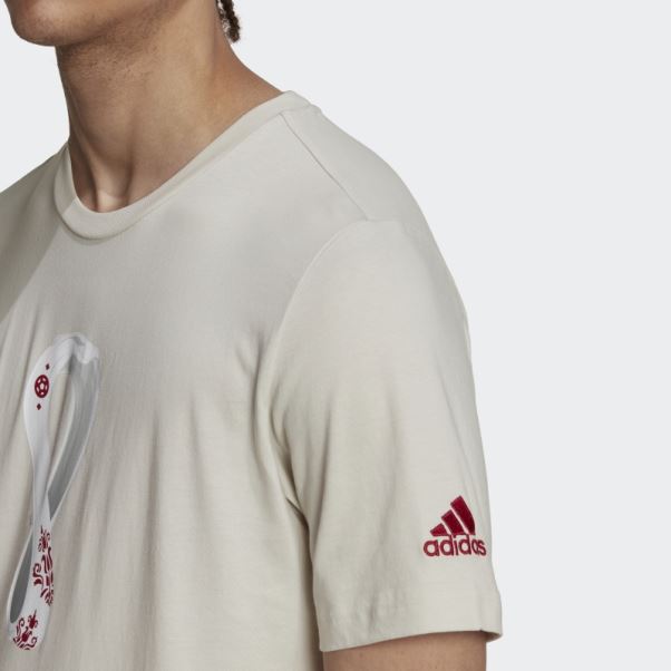 T-shirt Graphique Adidas Coupe Du Monde Fifa 2022 Talc