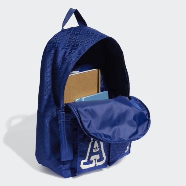 Sac à Dos Monogram Jacquard Trèfle Adidas Victoire Bleu