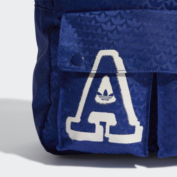 Sac à Dos Monogram Jacquard Trèfle Adidas Victoire Bleu