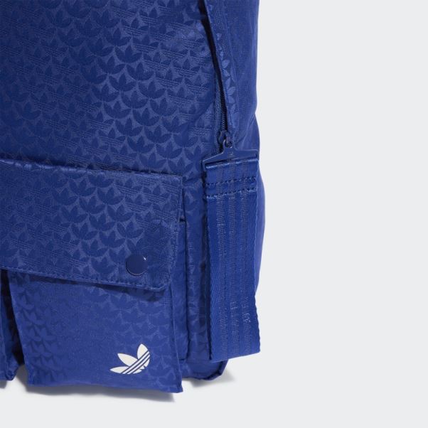 Sac à Dos Monogram Jacquard Trèfle Adidas Victoire Bleu