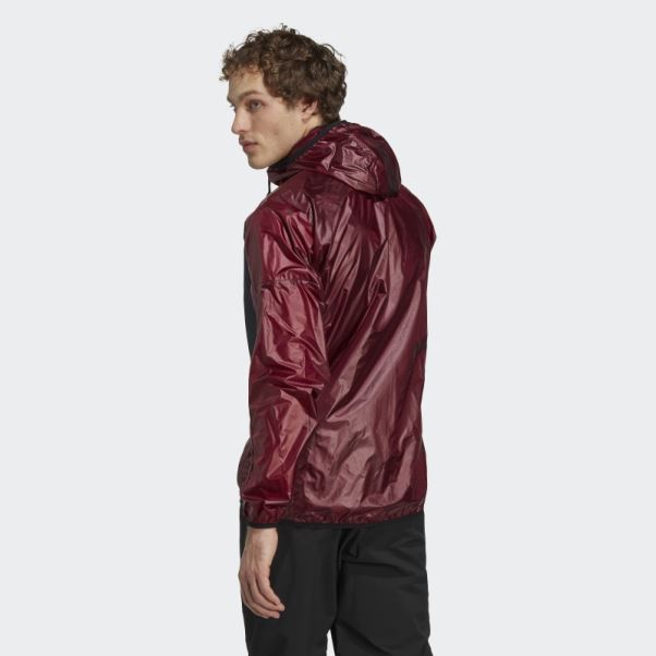 Veste à Capuche Techrock Trois En Un Rouge Adidas