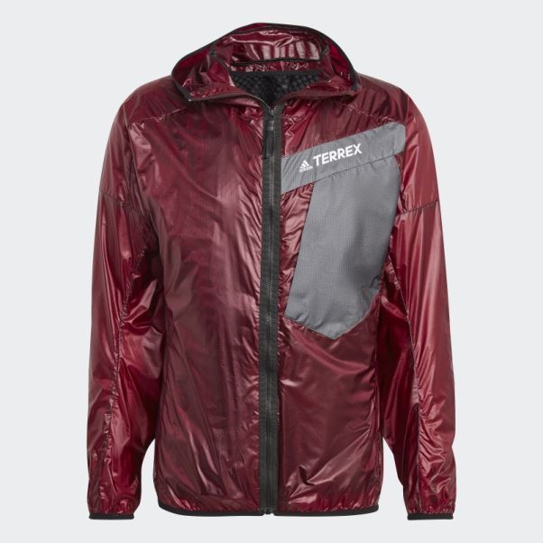 Veste à Capuche Techrock Trois En Un Rouge Adidas