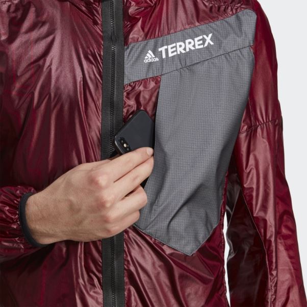 Veste à Capuche Techrock Trois En Un Rouge Adidas