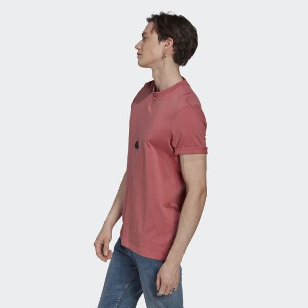 Adidas T-shirt Classique Rouge