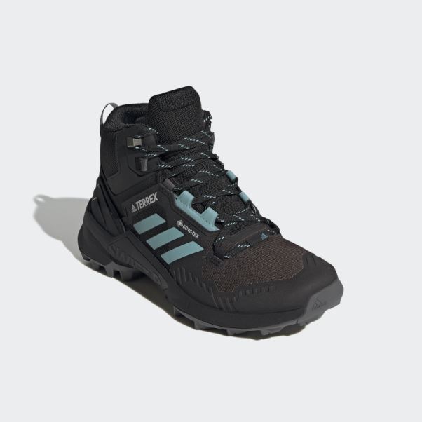 Chaussures De Randonnée Terrex Swift R3 Mid Gore-tex Adidas Noir