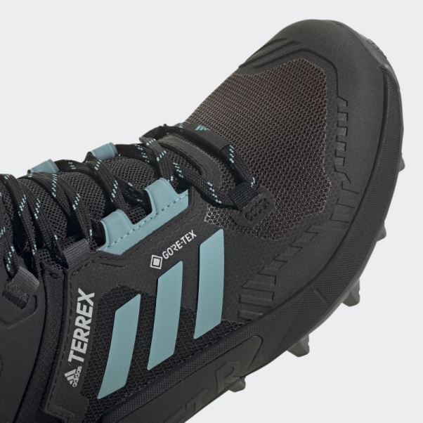 Chaussures De Randonnée Terrex Swift R3 Mid Gore-tex Adidas Noir