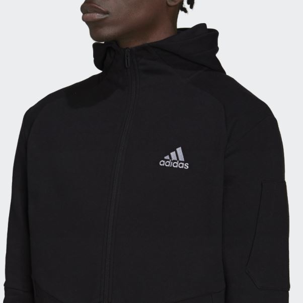 Adidas Sweat à Capuche Zippé Essentials4gameday Noir