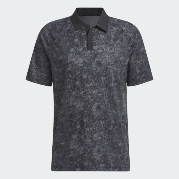 Polo De Golf Noir Imprimé Ultimate365 Tour Adidas