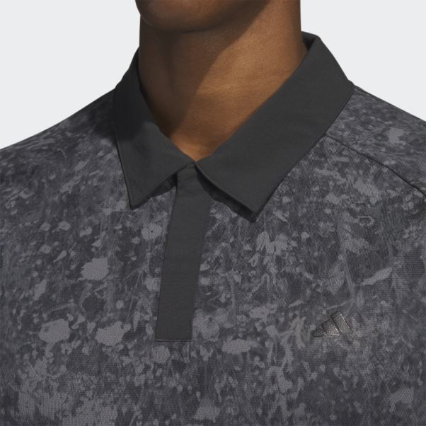 Polo De Golf Noir Imprimé Ultimate365 Tour Adidas