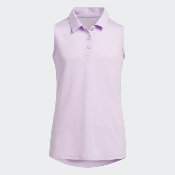 Polo De Golf Sans Manches Heat.rdy Lilas Adidas