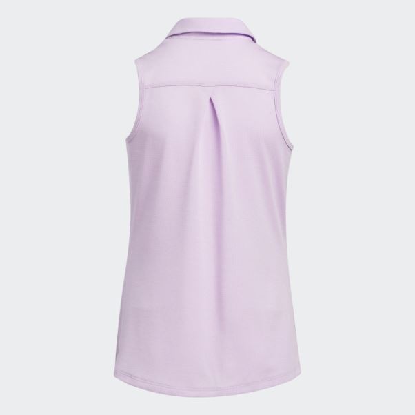 Polo De Golf Sans Manches Heat.rdy Lilas Adidas